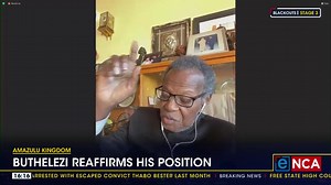 Prince Mangosuthu Buthelezi has rubbished claims that he’s relinquished his position as Prime Minister to the AmaZulu monarch and nation. Buthelezi says that in his 70-plus years of service to the Zulu nation, this is not the first attempt to drive a wedge between him and the king. #DStv403 | eNCAnews