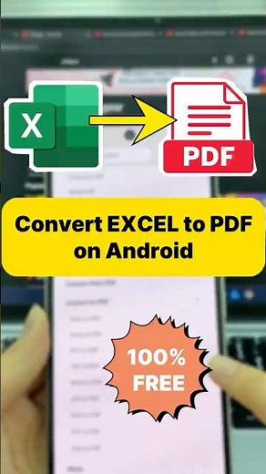How to Convert Excel to PDF on Android for FREE