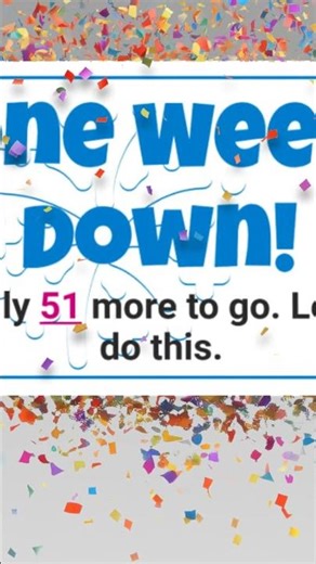 One Week Down! We’re Just Getting Started | Customizable Clipart