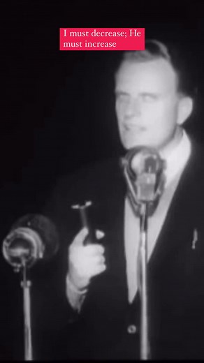 I must decrease; God must increase. The Book of John says it best. “He must increase, but I must decrease.””‭‭John‬ ‭3‬:‭30‬ ‭ESV‬‬. https://bible.com/bible/59/jhn.3.30.ESV. #billygraham #billygrahamevangelisticassociation #christ #godisgood #christian #Jesus #God #faith #holyspirit #jesuschrist #prayer #hope #truth #believe #biblescripture #amen #biblestudy #christianreels | Daily Gospel Truth