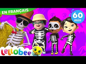 La Danse du Squelette - Lellobee en Français | Dessins Animés Pour Enfant
