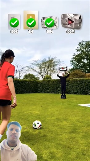 Subscribe to get the Diamond Play Button #viral #football #shorts #short #sports #trendingvideo