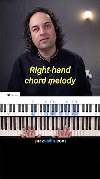Right-hand chord melody in Jazz - this changed everything for me! #barryharris