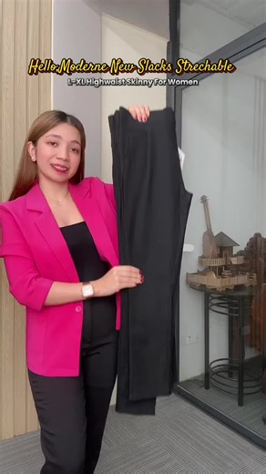 New Black Slacks For Women Stretchable.#TikTokShopFashiON #ootd #fashion #slacks #slacksforwomen #officeattire #casual #formal #TikTokShopFUNPayday #tiktok #fypage