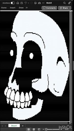 Skull pixel art