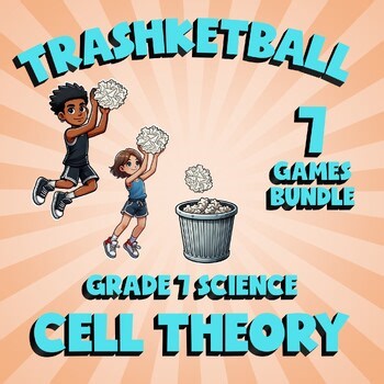 7 TRASHKETBALL Science Games - Cell Theory - Grade 7 Review Activity