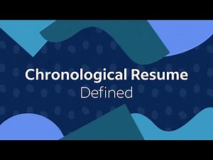 Chronological Resume Defined I Indeed Career Quick Tips