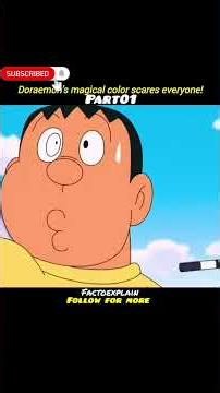 Doraemon’s Magical Color Is So Scary!😱💙 Everyone Gets Shocked! 🤯#Doraemon #Nobita #DoraemonExplained