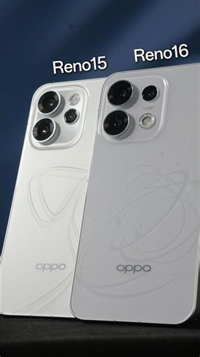 What changes were made to the appearance of the Oppo Reno 15 vs Oppo Reno 16?
