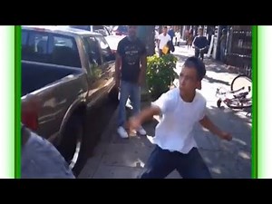 KNIFE FIGHT IN EAST OAKLAND UFC FIGHT ON THE STREET! MMA GOES OUT THE WINDOW. Street fight turns bad