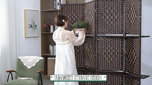 Watch Room Divider Room Screen Divider Folding Portable partition on Amazon Live