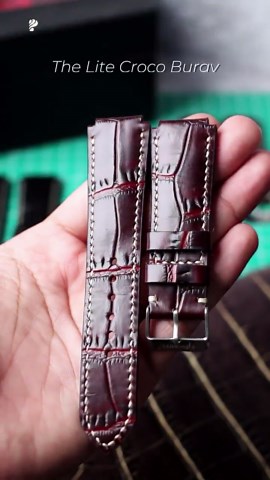 Burgundy Crocodile Embossed Leather Strap for Casio AE1200WH Royale, Custom Replacement Watch Band - Etsy