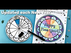 New Year's Countdown updated every year (with free printable)