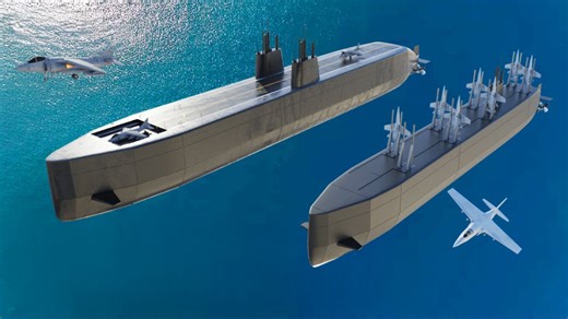 This Aircraft Carrier Could Go Underwater... Impossible Submarine Aircraft Carrier - An 1 + An 2