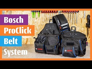 Bosch ProClick Tools kit with belt tool pouches GWT 2 and GWT 4 and ProClick Holders