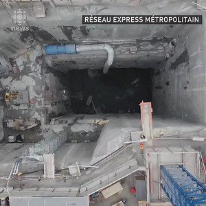 124K views · 363 reactions | Work on Montreal's new light-rail network is in full swing and the REM recently released a drone video showing the descent into the Édouard-Montpetit tunnel. When its completed, the tunnel will be 70 metres below the street surface. Video credit: REM/NouvLR | CBC Montreal | Facebook