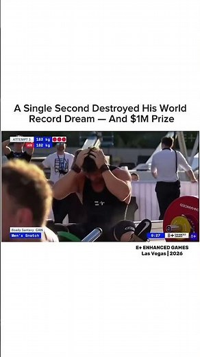 At the 2026 Enhanced Games in Las Vegas, athletes competed for massive prize money — #worldrecord