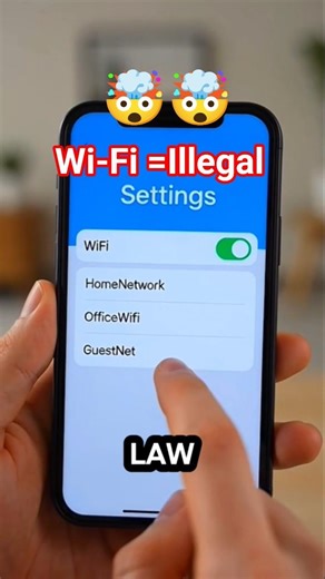 Open Wi-Fi… still illegal? 🇺🇸 #usafacts #didyouknow #shockingfacts