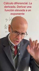 Cálculo diferencial. La derivada. Derivar una función elevada a una potencia.