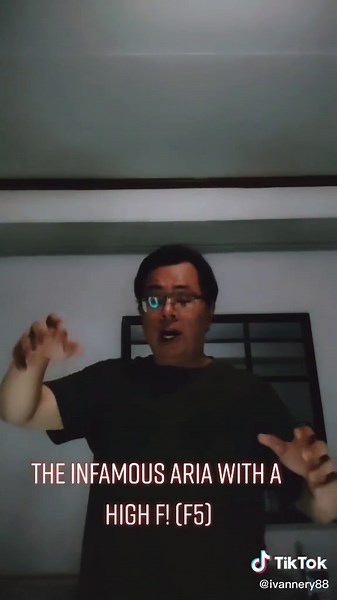 Aria with a high F!#opera #tenor #tenorsoftiktok #credeasimisera #highF #Manila #Philippines #Singer #aria