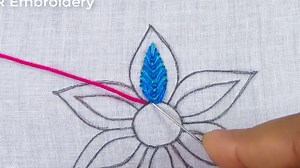 92K views · 8.1K reactions | Hand embroidery beautiful flower embroidery tutorial, flower embroidery for beginners, sewing flower stitch | SR Embroidery | Facebook