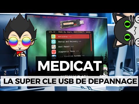 😺 CREER SA CLE USB DE SECOURS AVEC MEDICAT !