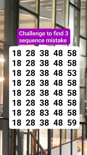 57K views · 990 reactions | Find 3 sequence break #riddles #usa #fblifestyle | Mou Ahmed | Facebook