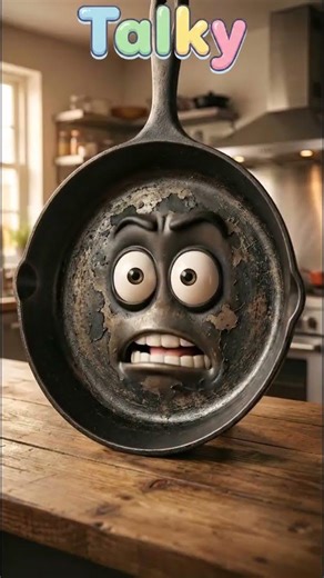 Stop Using Scratched Pans! 🍳⚠️ #shorts #funny