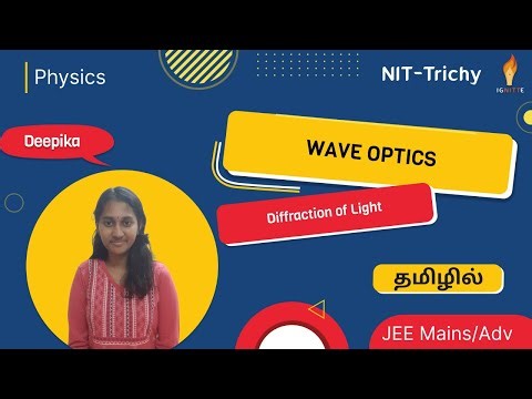 Wave Optics 07: Diffraction of Light – Single Slit & Concepts | JEE Main & Advanced | Tamil