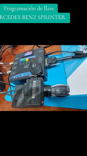 Programación de llave MERCEDES BENZ SPRINTER CON EXITO.