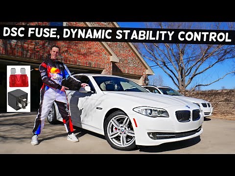 BMW F10 F11 DSC FUSE, DYNAMIC STABILITY CONTROL FUSE LOCATION BMW 528i 535i 520i 530i 550i 518d 520d
