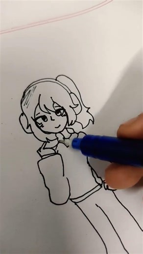 draw my oc with me! :D💓