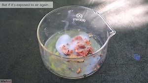 8.9K views · 56 shares | White phosphorus ignites spontaneously in air. A little truly comes a long way. | Chemistry | Facebook