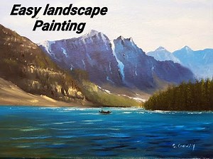 painting landscapes with oils