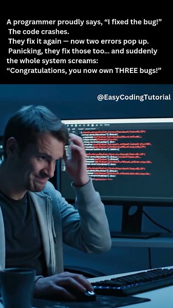 In coding, bugs don’t die… they multiply! #shorts