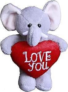 Elephant Stuffed Animal 8 Inches Surprise valentines day stuffed animals Hideaway Spring Inspired Gift for Girls and Boys Birthday, Valentine’s day, Easter day (Elephant stuffed animal)