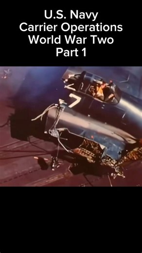 U.S. Navy WW2 carrier operations #history