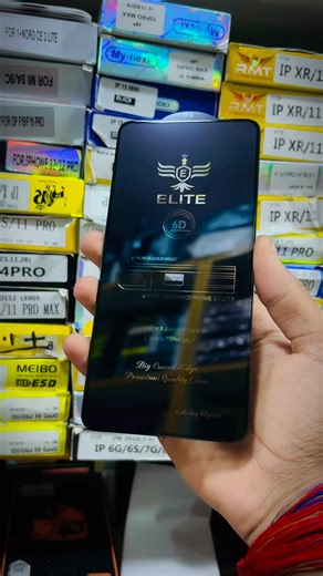 ELITE 6D glass full protected 🔥 #youtubeshorts #glass #shorts