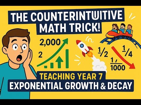 Year 7 Maths: The Half-Jump Frog & The Mystery of Exponential Decay
