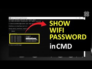 How to Show/View WiFi Password in Windows using CMD - Command Prompt