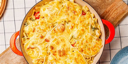Raclette Mac and Cheese Pasta Bake