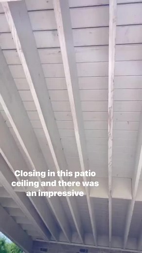 451K views · 4.3K reactions | Patio ceiling #exteriordesign #patio #diy #design #backyard #renovation #howto #trending | Scarlet Oak Homes | Facebook