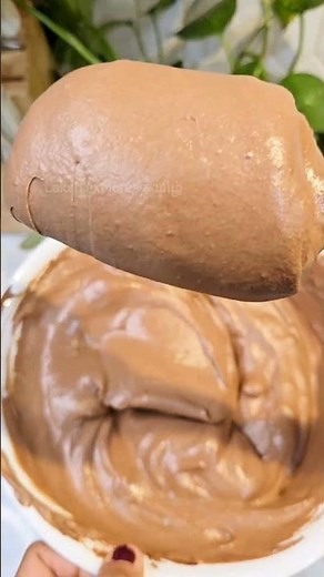 🤤Chocolate Mousse without eggs🫠 #shorts #chocolatemousse