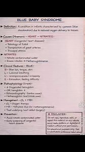 Blue baby syndrome:- Know facts about the Blue baby syndrome #aiimsnorcet @top fans | Nursing Advance - The Rising Nursing Point