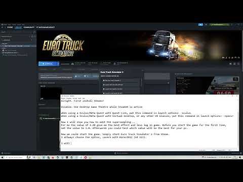 How to Play Euro Truck Simulator 2 in VR on Meta Quest 3 or any other VR Headset