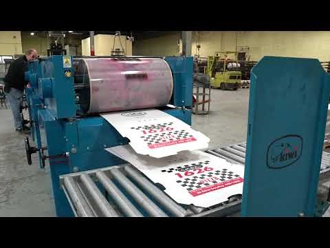 Three Color Flexographic Sheet Printer