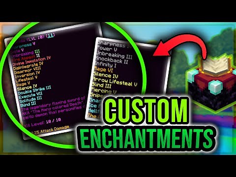 450+ Custom Enchants Plugin 1.21+ | Minecraft Plugins