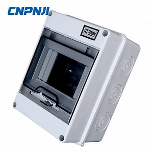 [Hot Item] IP65 18 Ways Ht Plastic Electrical Distribution Box Waterproof MCB Box Panel Mounted Distribution Box