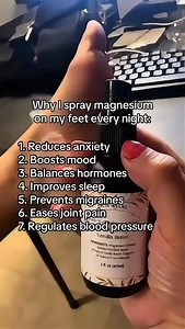 2.4K views · 79 reactions | Why you should spray magnesium oil on your feet every night too  Comment “dew” for direct link with free shipping #sleep #relax #relaxation #magnesium | Meelah Moss | Facebook