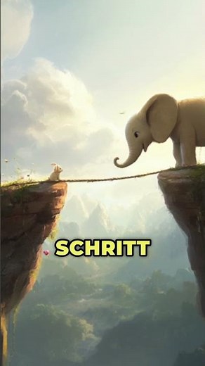Eine Mutmach Story Der Hase und der Elefant #motivation #story #kinder #mut